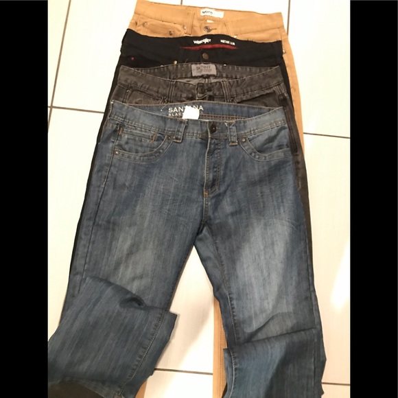 Black Label Santana, Urban Heritage, Wrangler & Moto jeans lot of 4 for $35 - Picture 3 of 6
